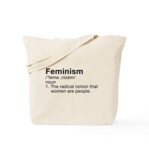 cafepress feminism definition tote bag canvas tote shopping bag