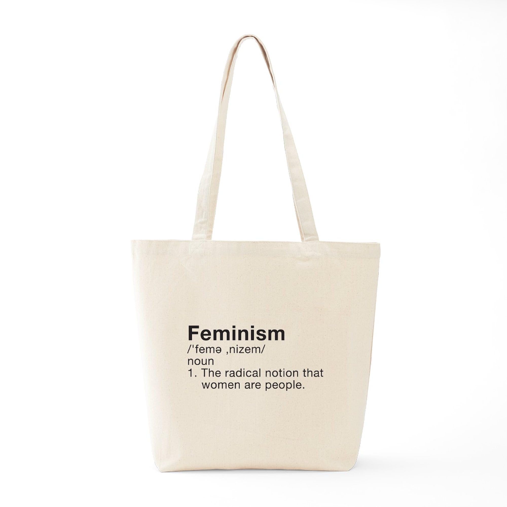 CafePress Feminism Definition Tote Bag Canvas Tote Shopping Bag