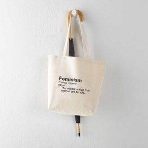 CafePress Feminism Definition Tote Bag Canvas Tote Shopping Bag