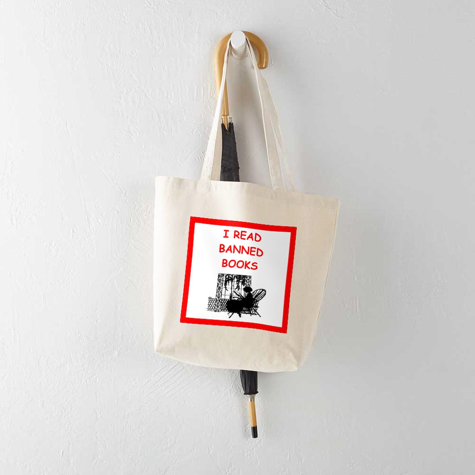 CafePress Banned Books Tote Bag Canvas Tote Shopping Bag