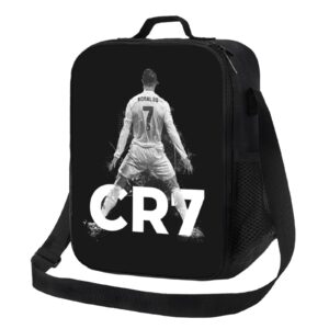 ronaldo #7 meal bag insulated lunch bag waterproof reusable lunch box ice packs for lunch