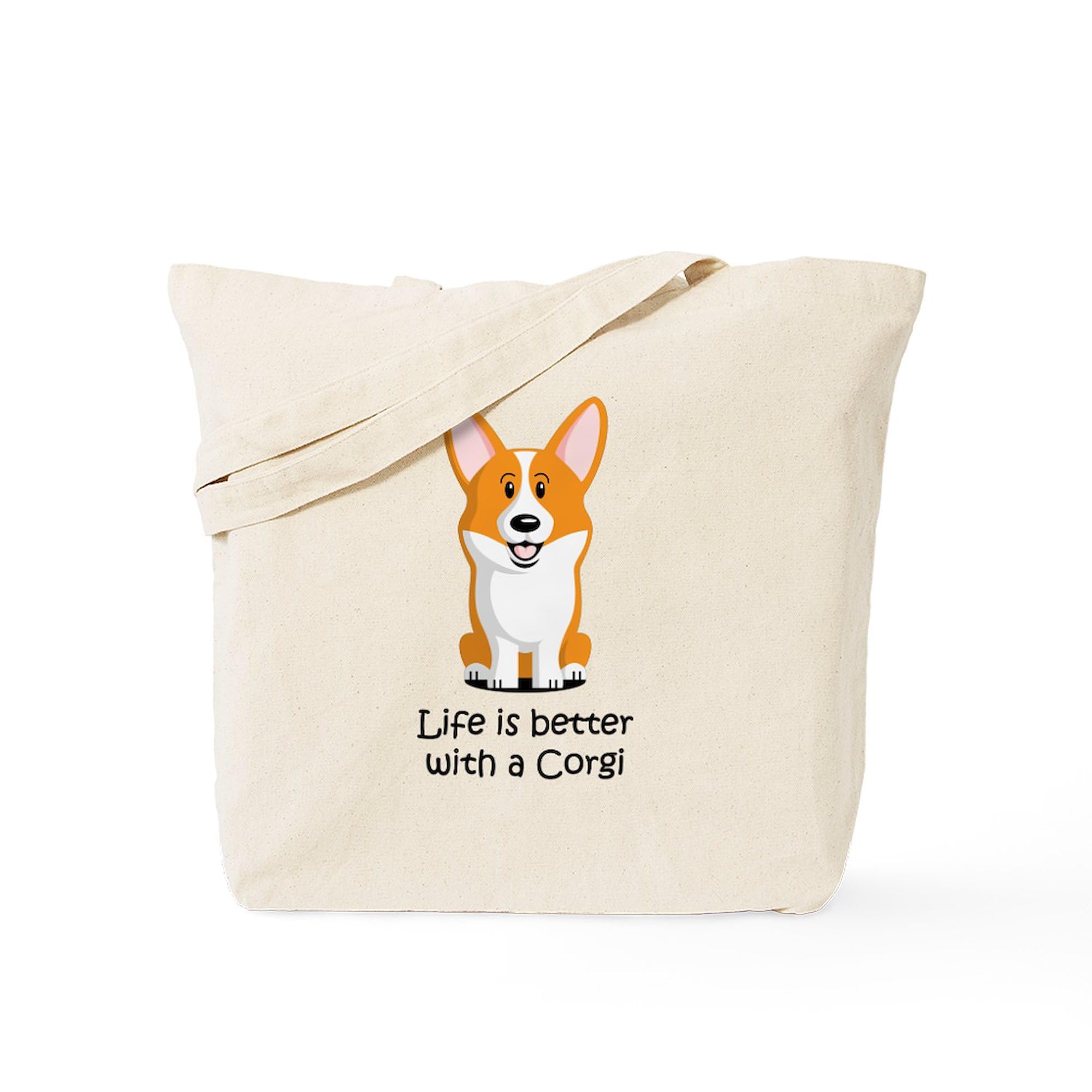 CafePress Pembroke Welsh Corgi Tote Bag Canvas Tote Shopping Bag