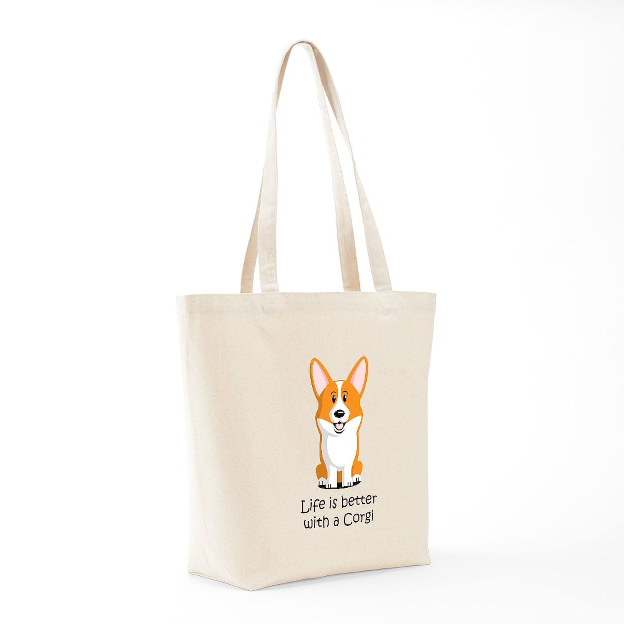 CafePress Pembroke Welsh Corgi Tote Bag Canvas Tote Shopping Bag