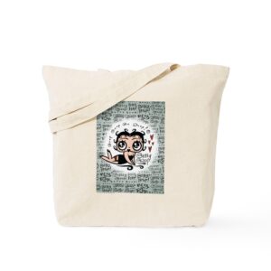 cafepress betty boop be doop! canvas tote shopping bag