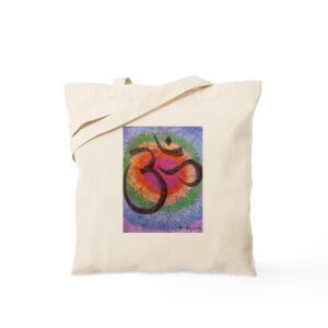 cafepress chakra inspired om tote bag canvas tote shopping bag