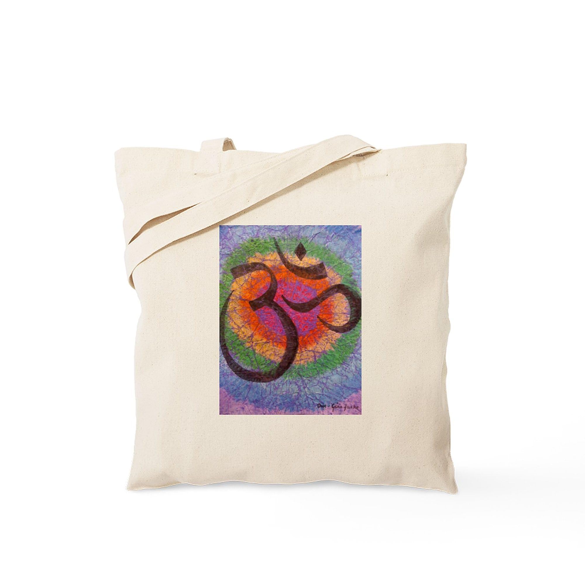 CafePress Chakra Inspired Om Tote Bag Canvas Tote Shopping Bag