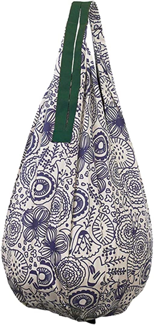 Marna S460F Shupatto Compact Bag, Drop (Flower Pattern), Eco Bag, Shupat, Foldable, Vertical Type, Durable