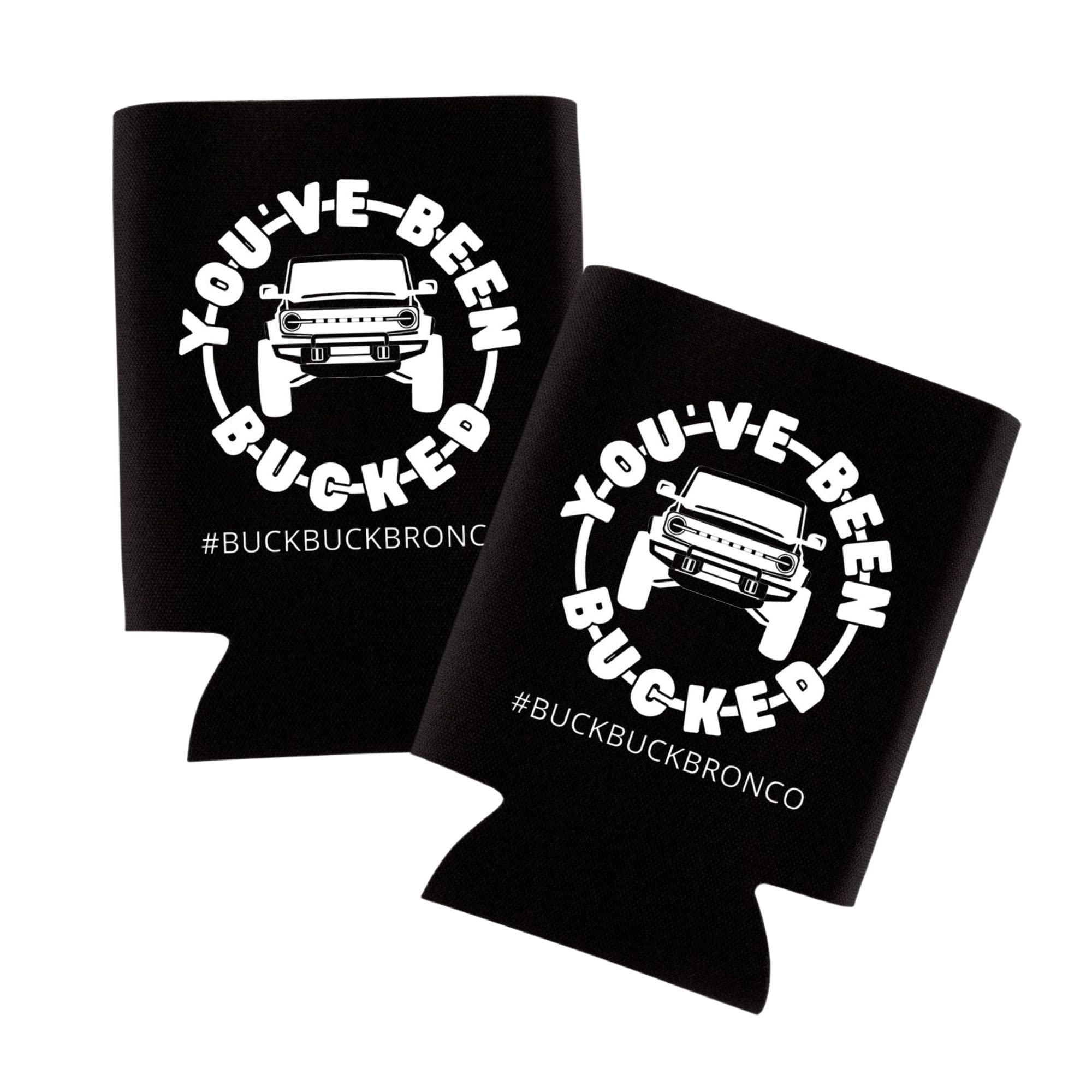 You've Been Bucked Can Cozie Holder | Bulk 20 Pack | Collapsible Foam Can Cozie Holder | Buck Buck Bronco | #BuckBuckBronco #BuckYeah