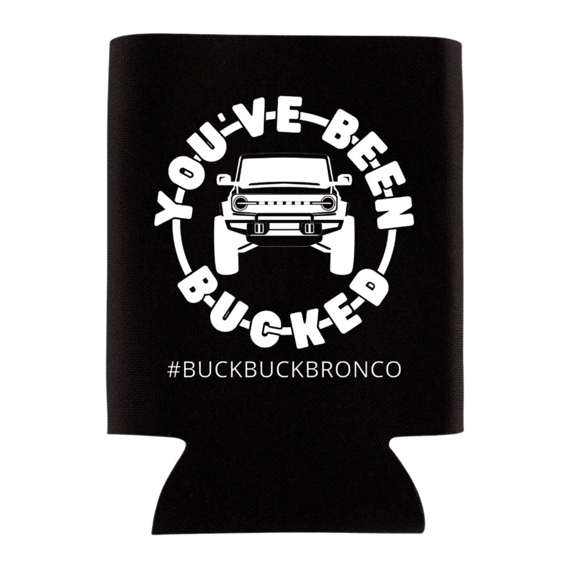 You've Been Bucked Can Cozie Holder | Bulk 20 Pack | Collapsible Foam Can Cozie Holder | Buck Buck Bronco | #BuckBuckBronco #BuckYeah