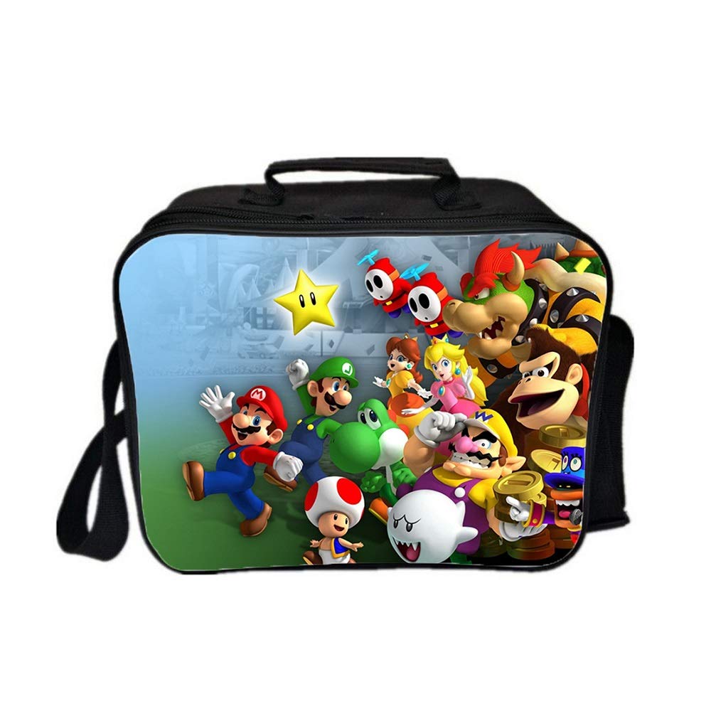 Qushy Yoshi's Crafted World Unisex Lunch Box Picnic Bag (G)