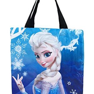 Disney Frozen Elsa Die Sublimation Large Shoulder Tote Bag