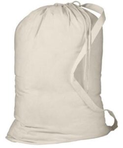 cotton canvas laundry bags (single) (large cotton)