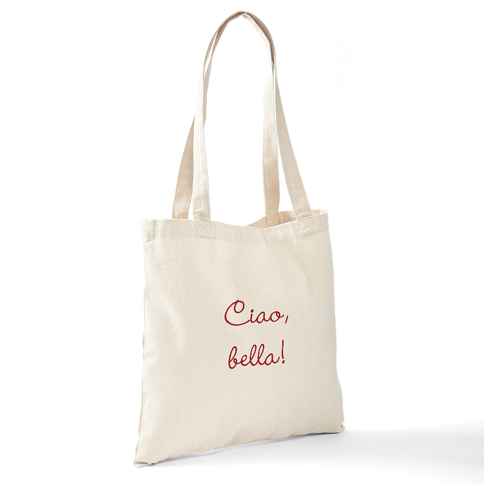 CafePress Umanita Ciao, Bella! Tote Bag Canvas Tote Shopping Bag