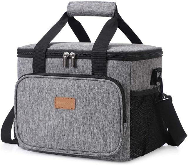 Large Cooler Bag 15L Insulated Lunch Bag 25 Cans Portable Cooler Bag/Lunch Box with Insulated Layer for Picnic, Beach, Work, and Travel hot and Cold Storage Leakproof