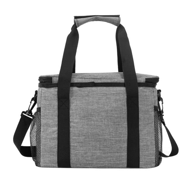 Large Cooler Bag 15L Insulated Lunch Bag 25 Cans Portable Cooler Bag/Lunch Box with Insulated Layer for Picnic, Beach, Work, and Travel hot and Cold Storage Leakproof