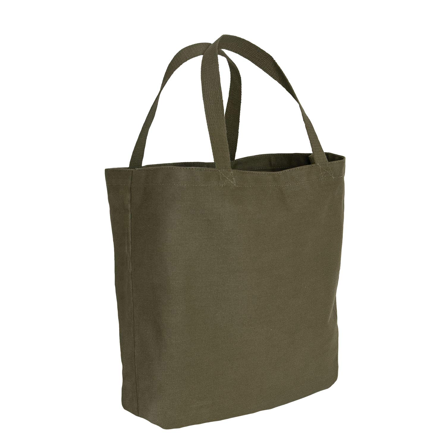 Rothco 18647 Canvas Camo and Solid Tote Bag Color : Olive Drab