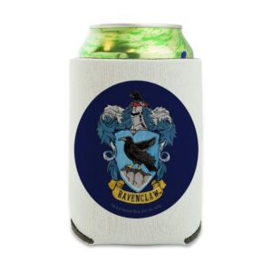 harry potter ravenclaw painted crest can cooler - drink sleeve hugger collapsible insulator - beverage insulated holder