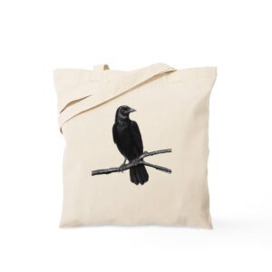 cafepress black crow tote bag canvas tote shopping bag