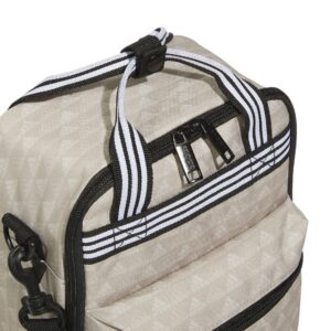 adidas Squad Insulated Lunch Bag, BOS Mini Monogram Wonder Beige/Black, One Size