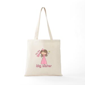 CafePress I'm The Big Sister Princess Tote Bag Canvas Tote Shopping Bag