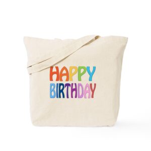 cafepress happy birthday happy tote bag canvas tote shopping bag