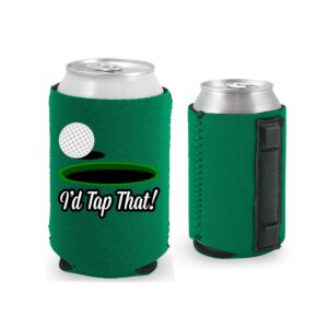 i'd tap that magnetic can coolie (1, kelly green)