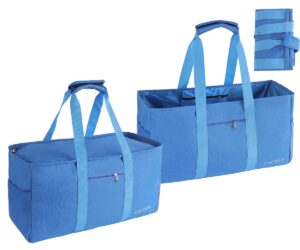 cactiye reusable grocery shopping bag moving bags for space saving moving storage for beach, pool, laundry, car trunk