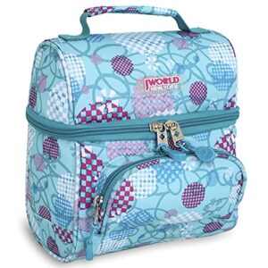 j world corey kids lunch bag. insulated lunch-box for boys girls, dandelion