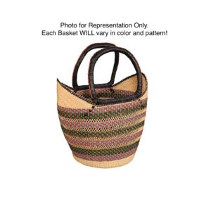 AFRICAN MARKET BASKET Shopping Tote, 1 EA