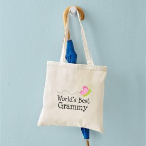 CafePress World's Best Grammy Tote Bag Canvas Tote Shopping Bag