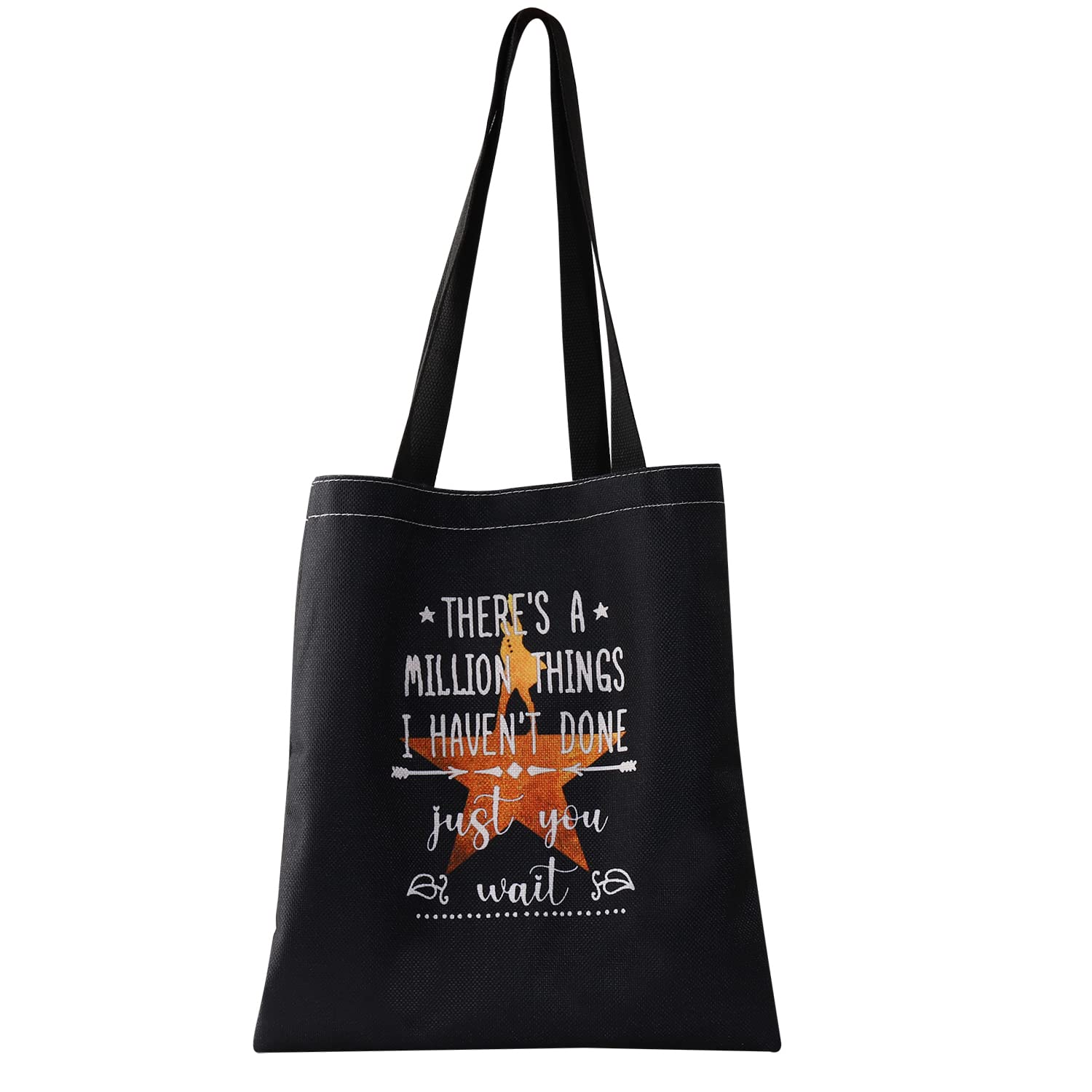 BDPWSS Musical Gifts There's a Million Things I Haven't Done But Just You Wait Musical tote Bag (A million things TGbl)