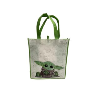 legacy licensing partners star wars baby yoda grogu from the mandalorian large reusable tote bag