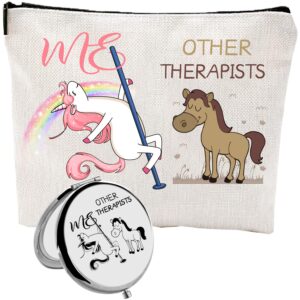 therapist gifts for women,other therapists me unicorn,gifts for therapist female,funny therapist gifts for women,other therapist me,other therapists you,therapist makeup bag, other therapist gifts bag