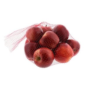 royal red plastic mesh produce and seafood bag, 24 inch, package of 1000