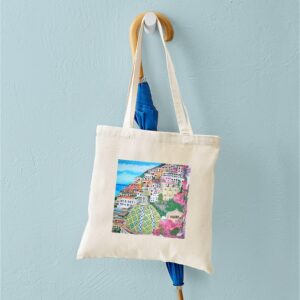 CafePress Positano, Italy Tote Bag Canvas Tote Shopping Bag