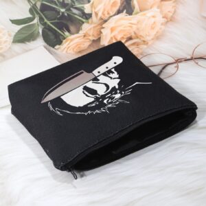 POFULL Horror Lover Gift Horror Movie Merchandise Horror Friends Gift Killer Makeup Bag (M Horror bag)