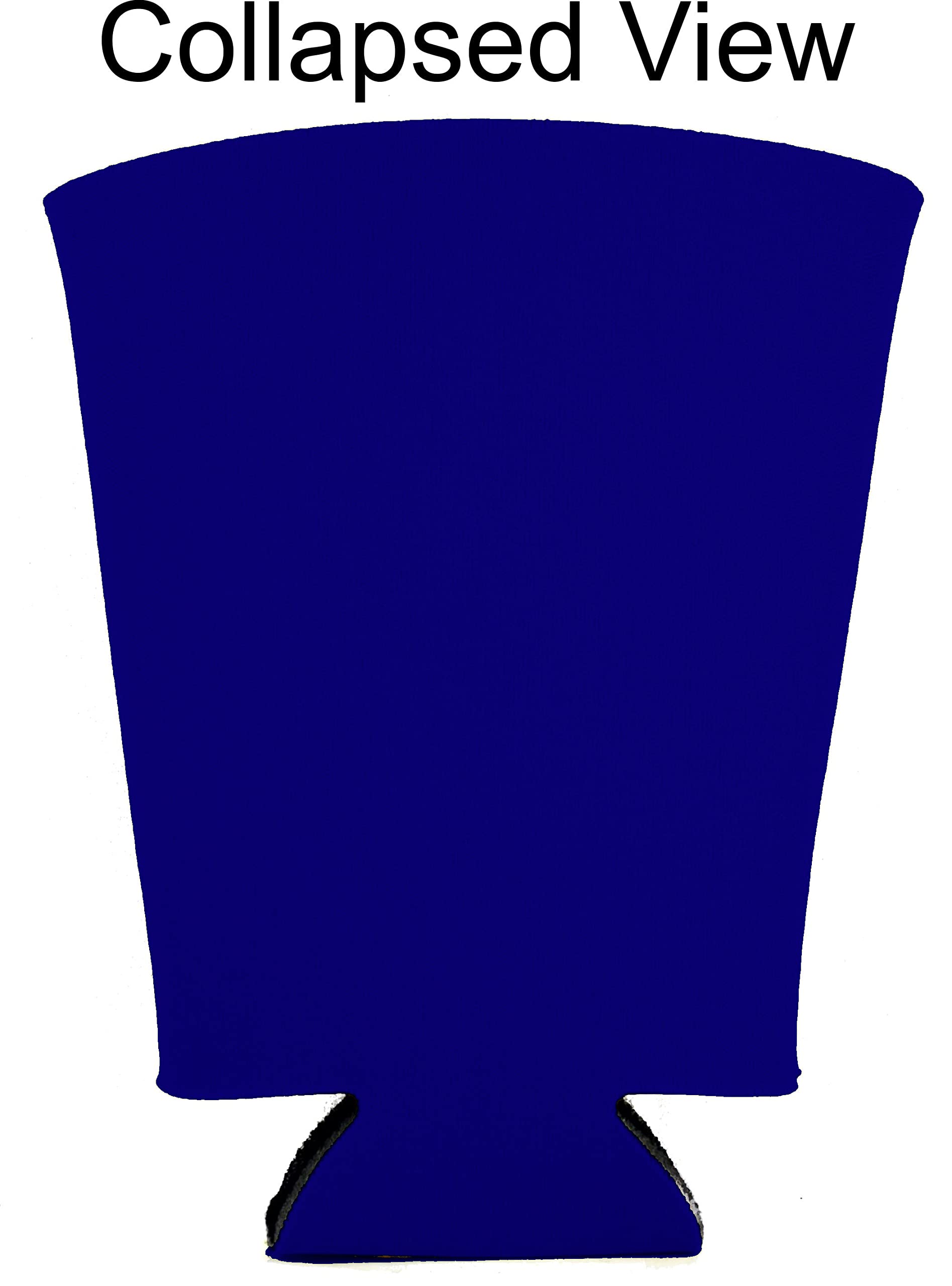 Blank Foam Pint Glass Coolie (6 Pack, Royal Blue)