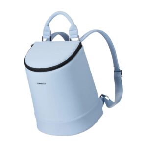 corkcicle eola soft cooler backpack, periwinkle, waterproof and leak proof insulated bag, perfect for wine, beer, and ice packs, camping cooler, hiking cooler, beach cooler