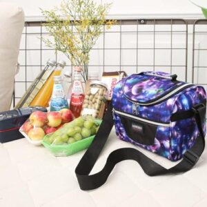 SAMERIO Lunch Box for Kids Insulated Lunch Bag for Boys Girls Cooler Tote Reusable Bento Bags Smooth Zipper& Lightweight Lunch Boxes for Children Student with Adjustable Strap