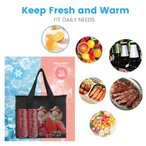 Cooler Bag Bags| Keeps Ice 24 can Insulated Lunch Cooler with Adjustable Shoulder Straps | Great for Picnics, BBQs, Camping, Tailgating & Outdoor Activities