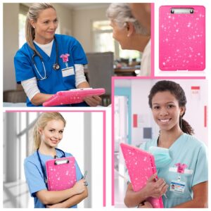 Sabary 5 Pcs Nurse Gift Peace Love Nursing Graduation Gift Set Include Nurse Bag, Stethoscope Storage Case, Tumbler, Nurse Badge Reel, Nursing Clipboard for Nurse Work Accessories (Pink,Classic)