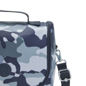 Kipling Women's New Kichirou, Insulated Bag, Nylon Lunch Tote, Cool Camo Grey