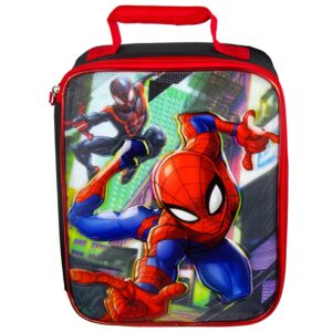 Marvel Spider-Man and Miles Morales Comic Superhero Insulated Lunch Tote