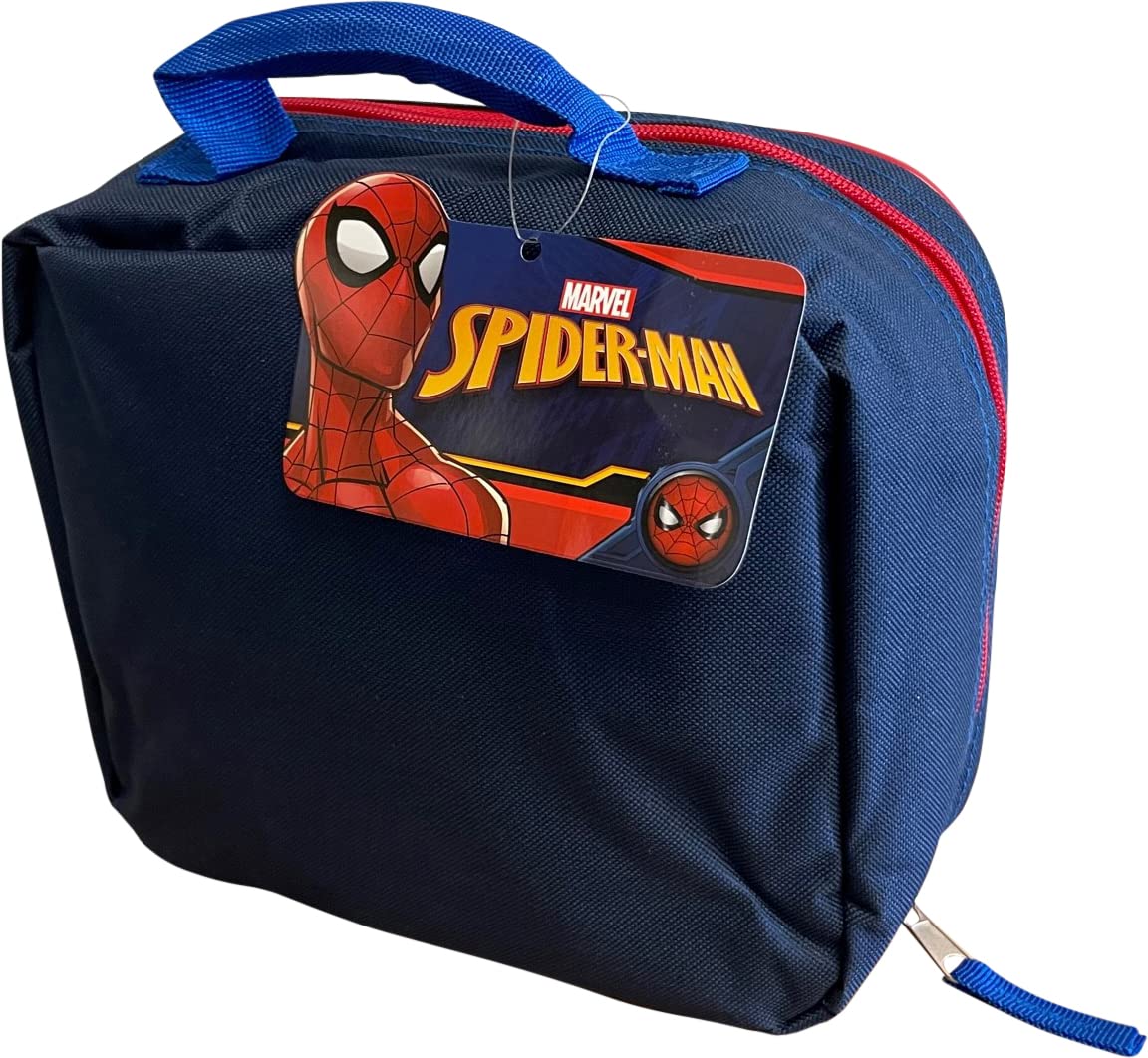 Spider-Man Insulated Lunch Bag (Navy Blue-Red)