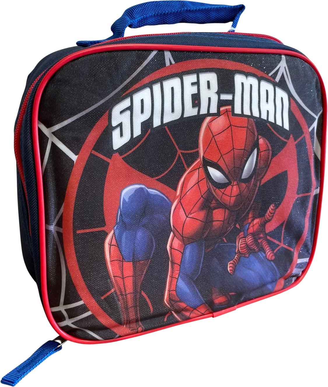 Spider-Man Insulated Lunch Bag (Navy Blue-Red)