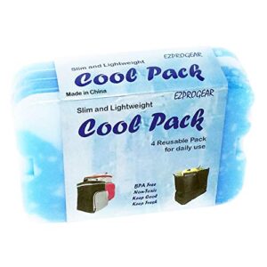 ezprogear medium cooler packs reusable ice pack for lunch bag (medium)