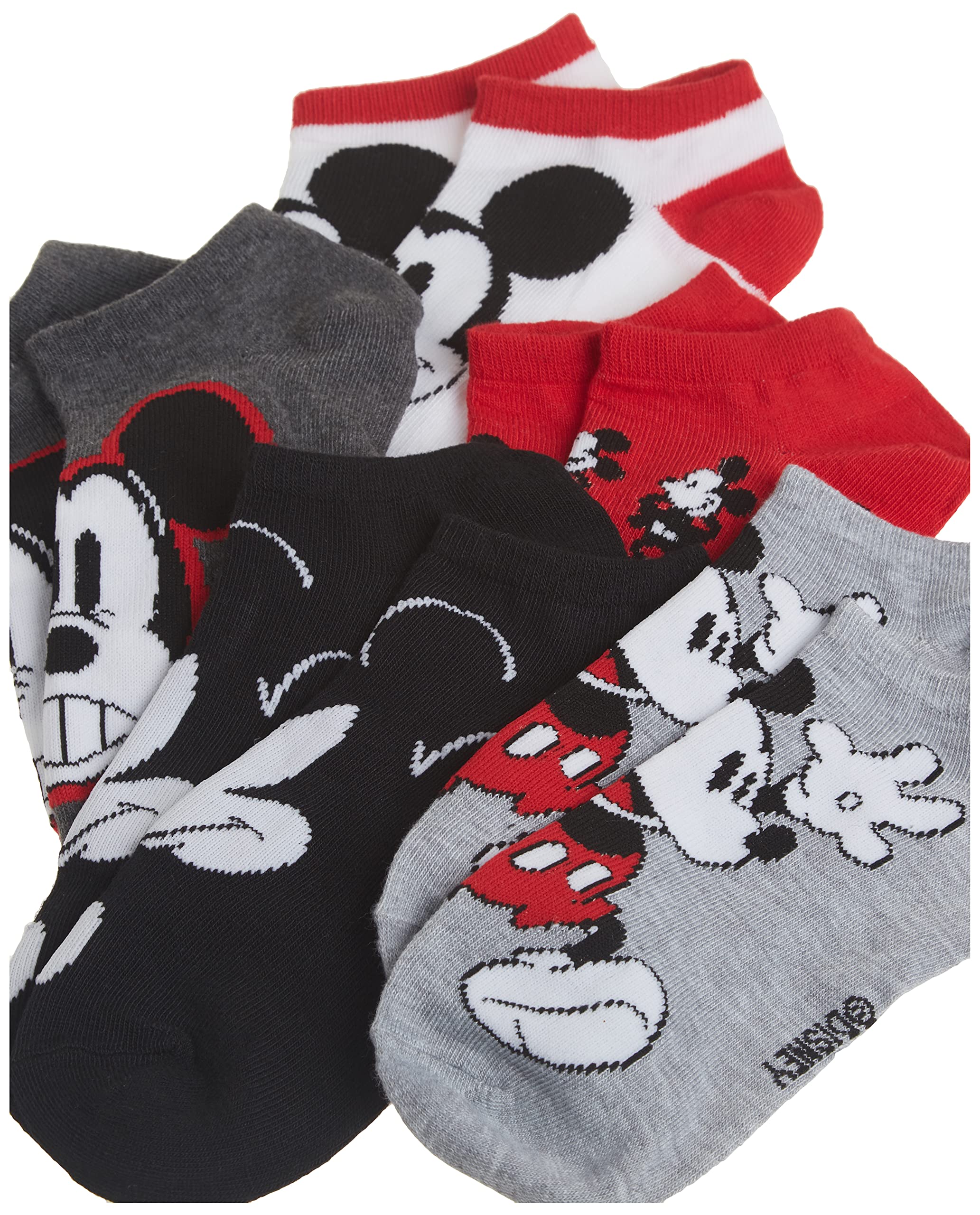 ONIVA - Disney Mickey Mouse Lunch Bag and 5 Pack No Show Socks