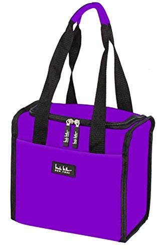 Nicole Miller Lunch Box Bundles (2, Purple/Signature Red)