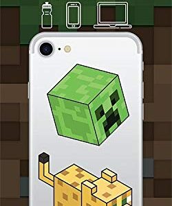 Game Party Minecraft Backpack with Lunch Box Set for Kids - Bundle with 16” Minecraft Backpack, Lunch Bag, Water Bottle, Decals, More | Minecraft Backpack for Boys.