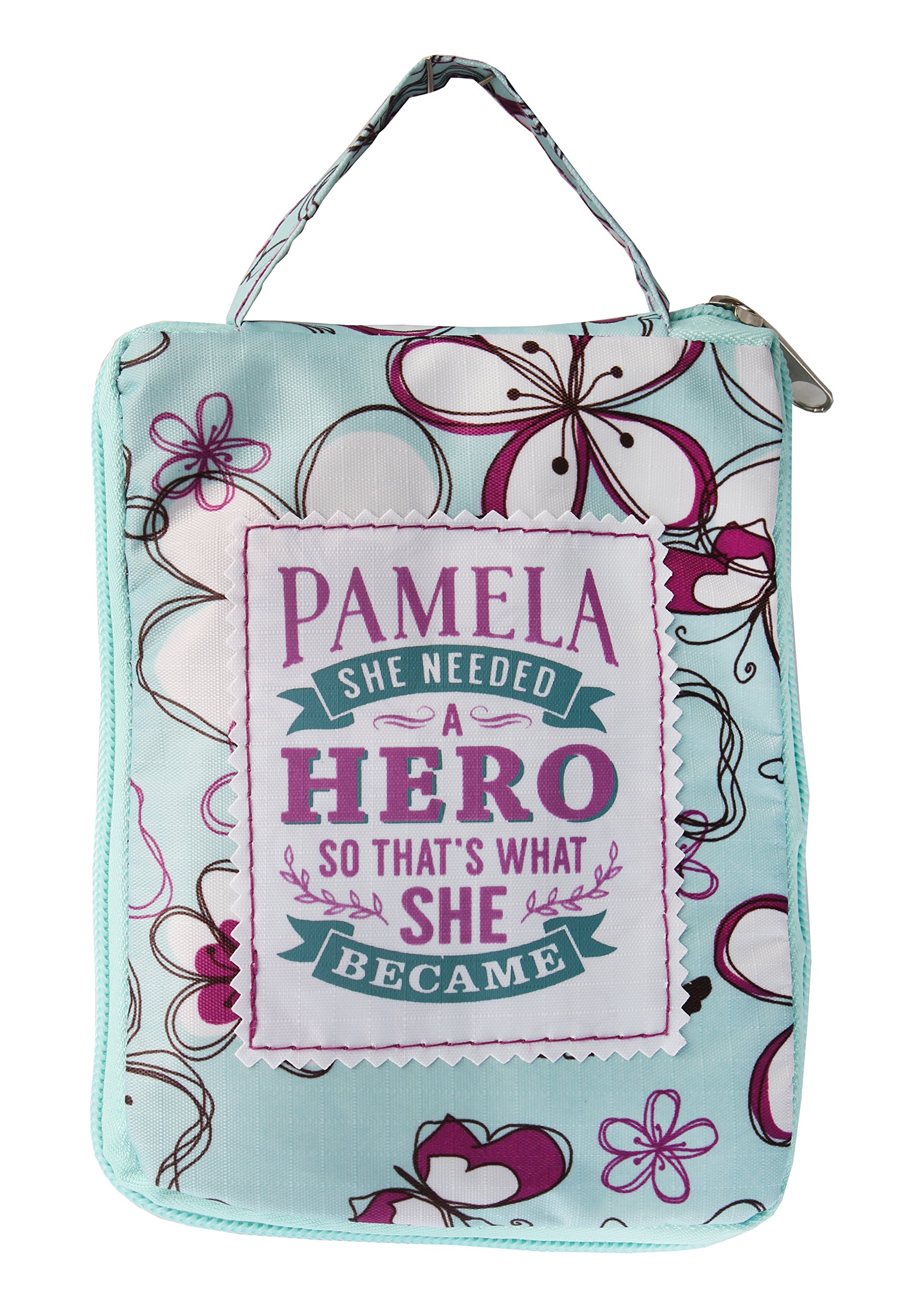 Fab Girl Foldable Tote Bags – Eco-Friendly Shoulder Tote – Reusable Tote Bag or Mom Bag – Multifunctional Utility Tote – Ideal Gift Tote Bag - Pamela - Became A Hero Multicolored Tote Bag, 16x15”